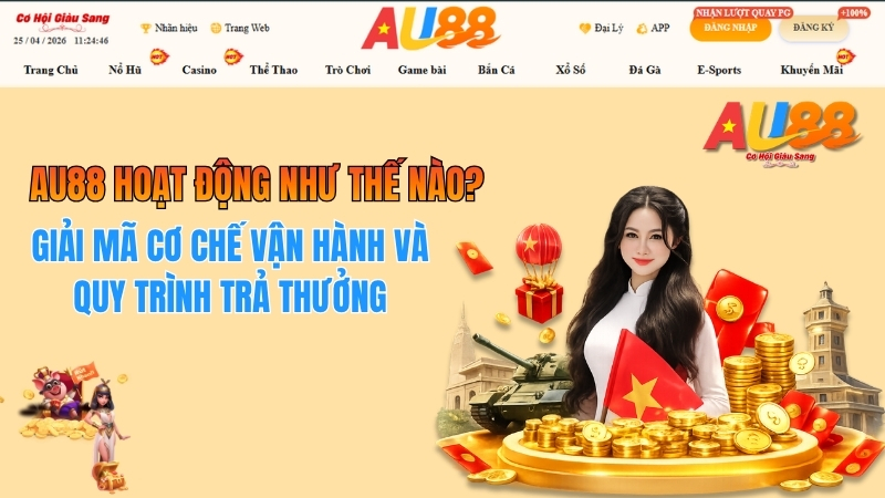 AU88 Hoạt Động Như Thế Nào? Cơ Chế Vận Hành 2026