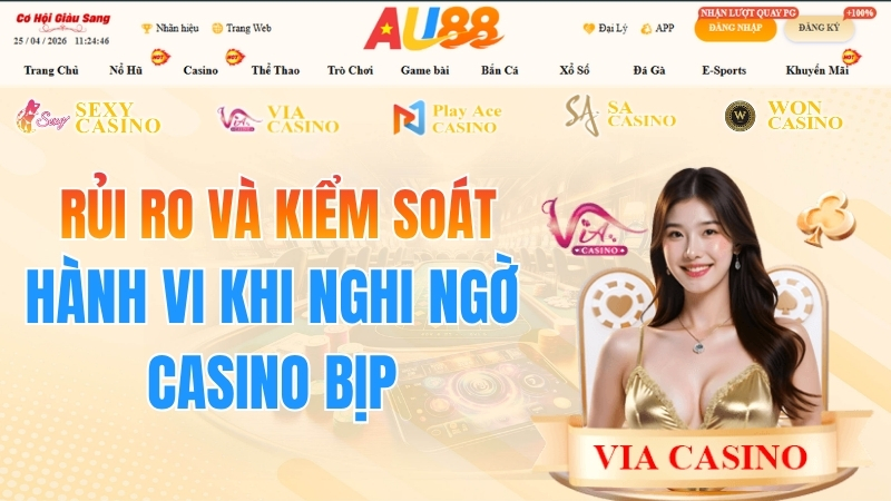 Rủi Ro Và Kiểm Soát Hành Vi Khi Nghi Ngờ Casino Bịp