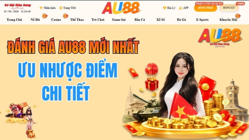 Đánh Giá AU88 Mới Nhất 2026 – Ưu Nhược Điểm Chi Tiết