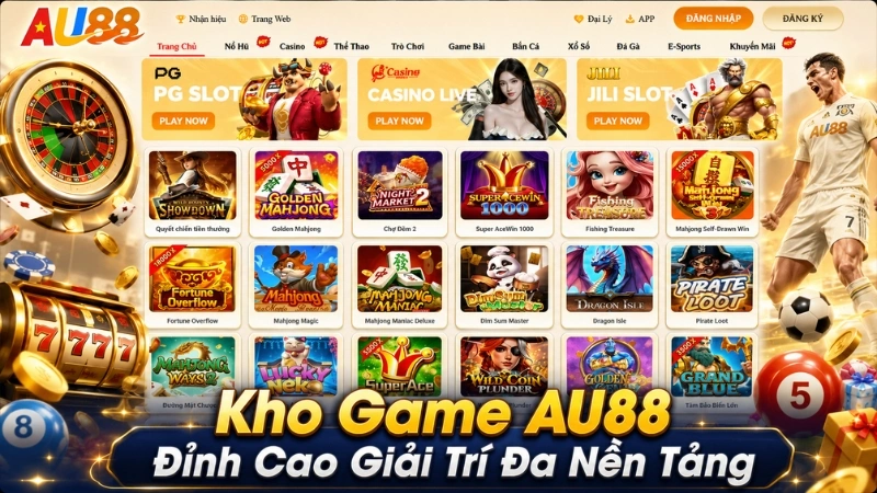 Kho Game AU88 – Hệ Sinh Thái Giải Trí Đa Nền Tảng