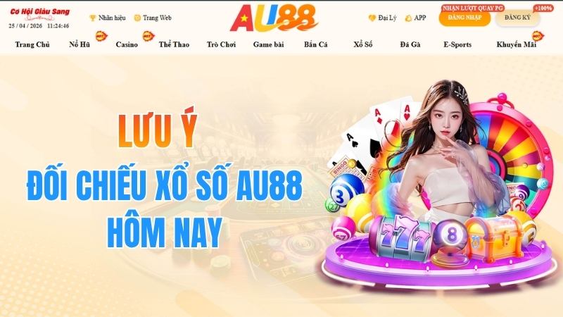 Lưu Ý Khi Đối Chiếu Xổ Số AU88 Hôm Nay