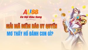 Mơ Thấy Hổ Đánh Con Gì? Giải Mã Điềm Báo Uy Quyền Tại AU88